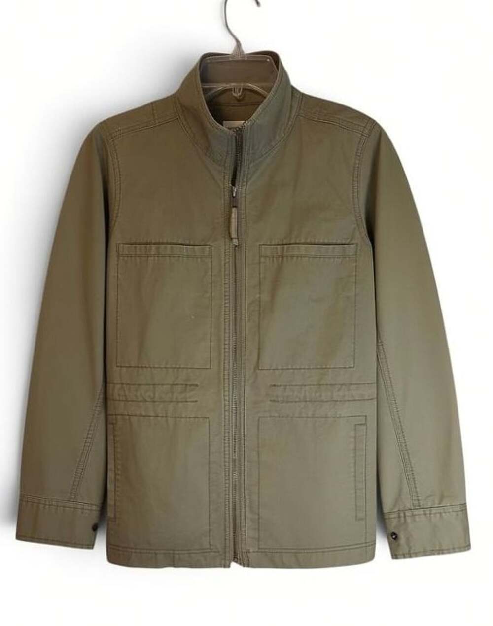 J. Crew Olive Green Full Zip Utility Jacket XS
